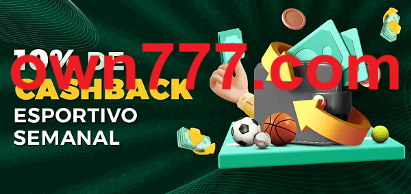 10% de bônus de cashback na own777